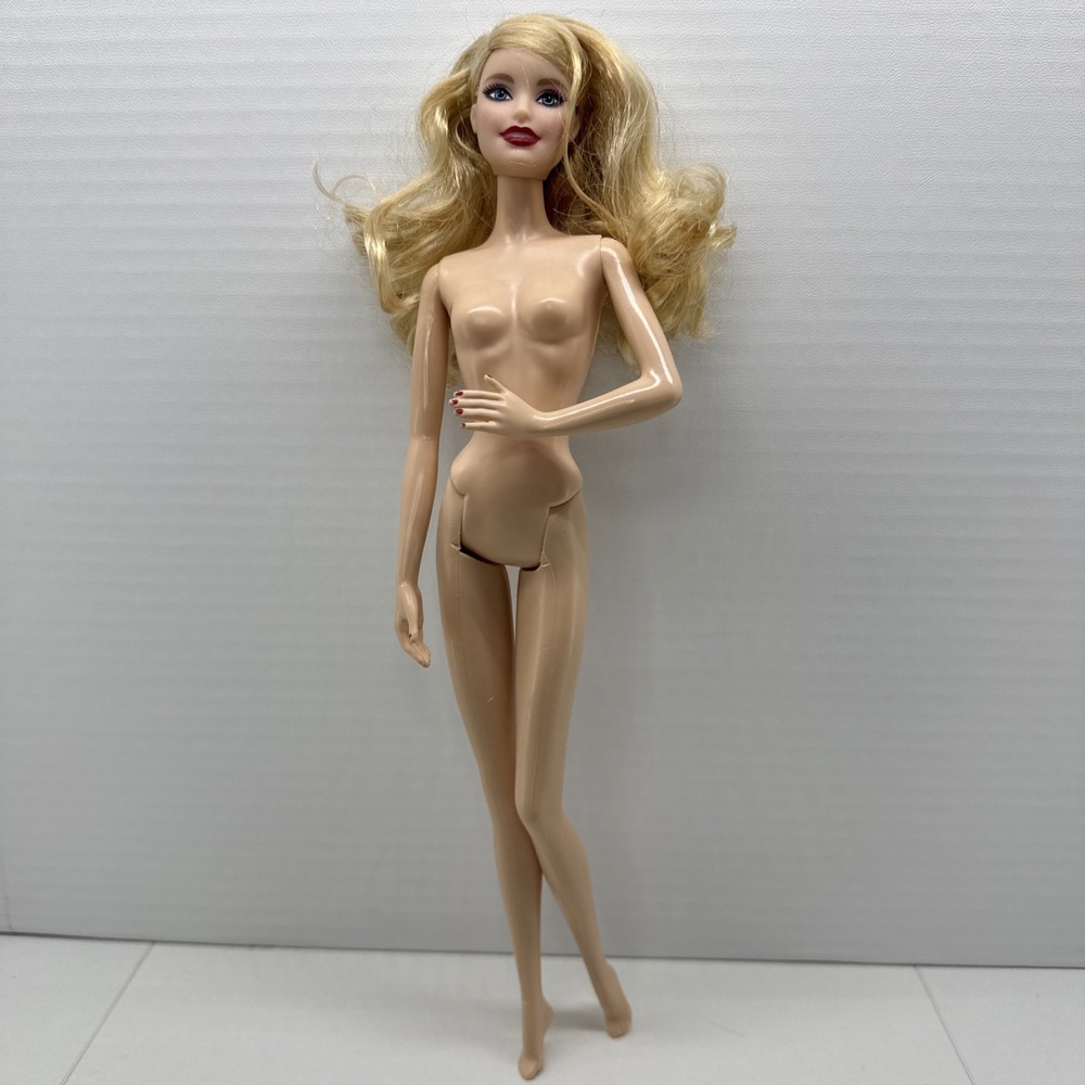 Mattel 2019 Holiday Barbie Doll (Blonde) Nude FXF01